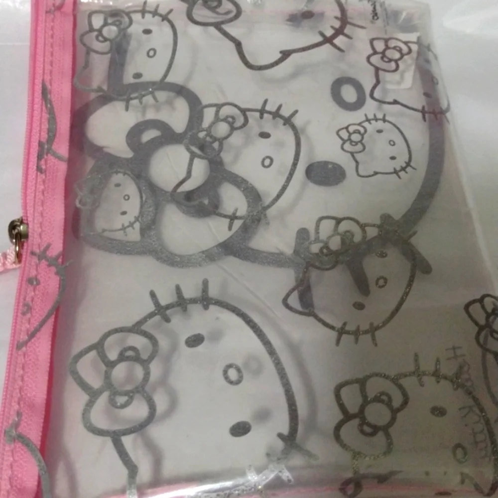 Hello Kitty Sparkling 💖 Pink Pouch Valuables, Zippered Case Laptop, Ipad NWT - Picture 8 of 10